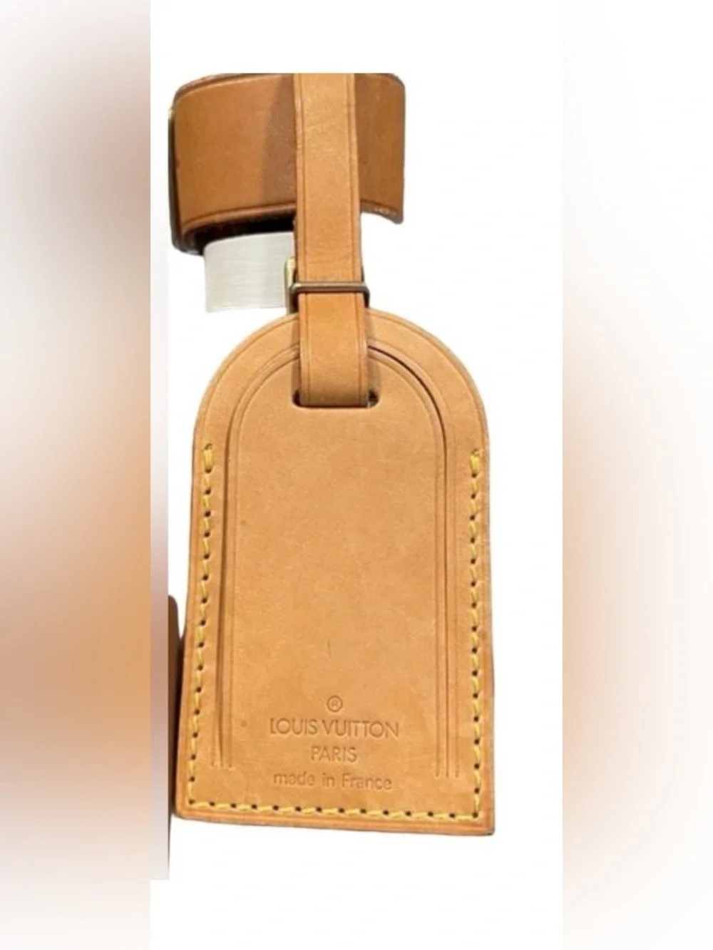 Authentic - 1 - LOUIS VUITTON Vachetta Luggage Tag Poignet.price for one